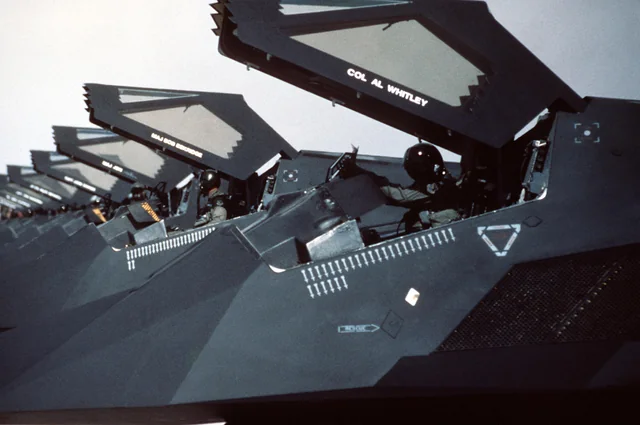 la furtividad del F-117