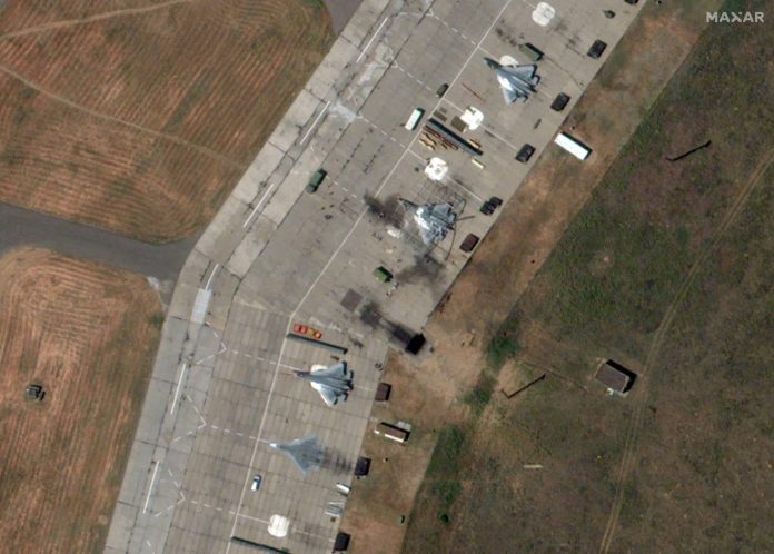 Drones dañan el Su-57